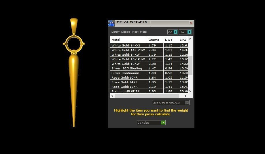 Pendant 897 3D print model_11