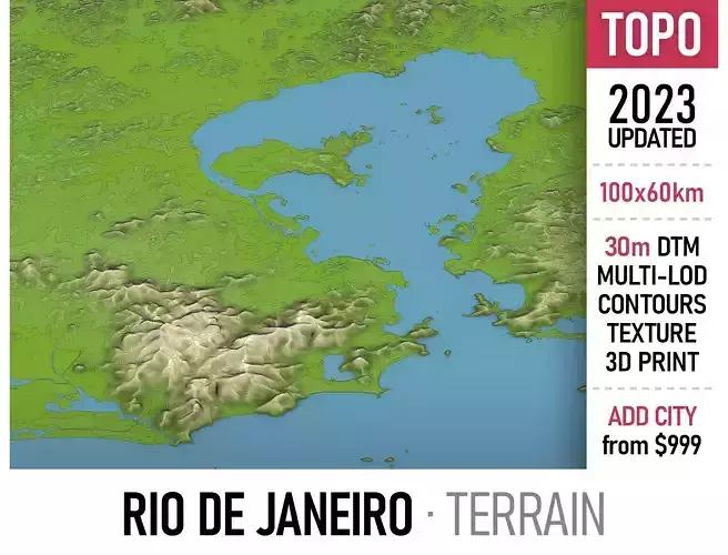 Rio de Janeiro - 3D City Model