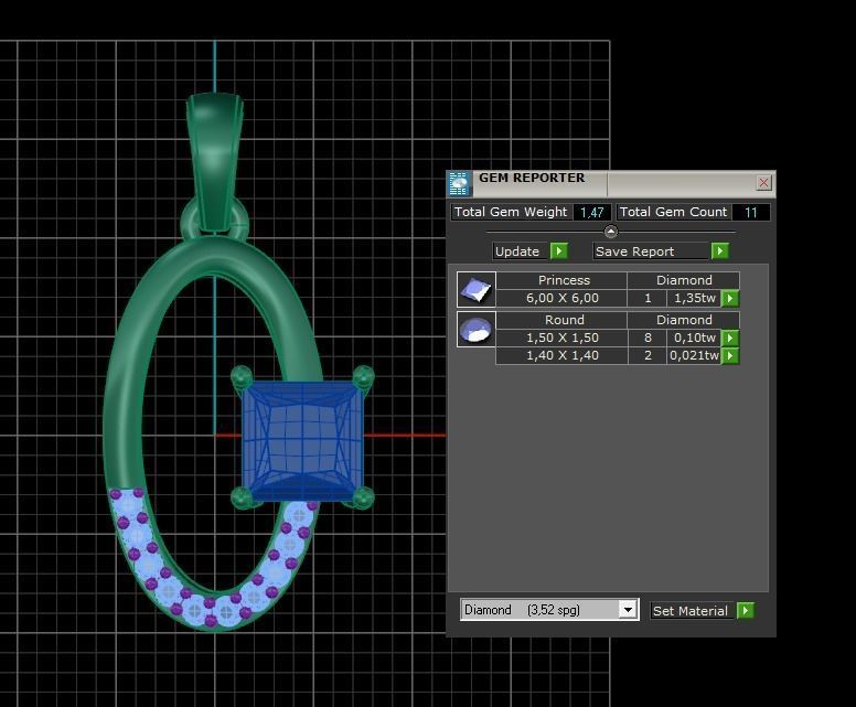 Pendant 919 3D print model_10