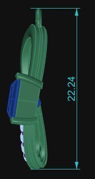 Pendant 919 3D print model_8