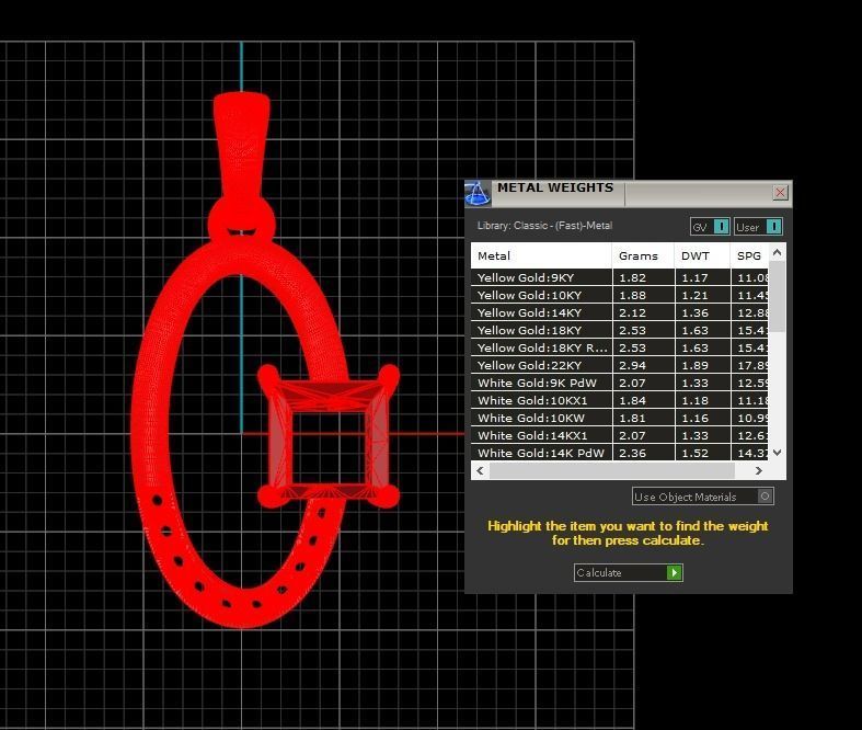 Pendant 919 3D print model_11