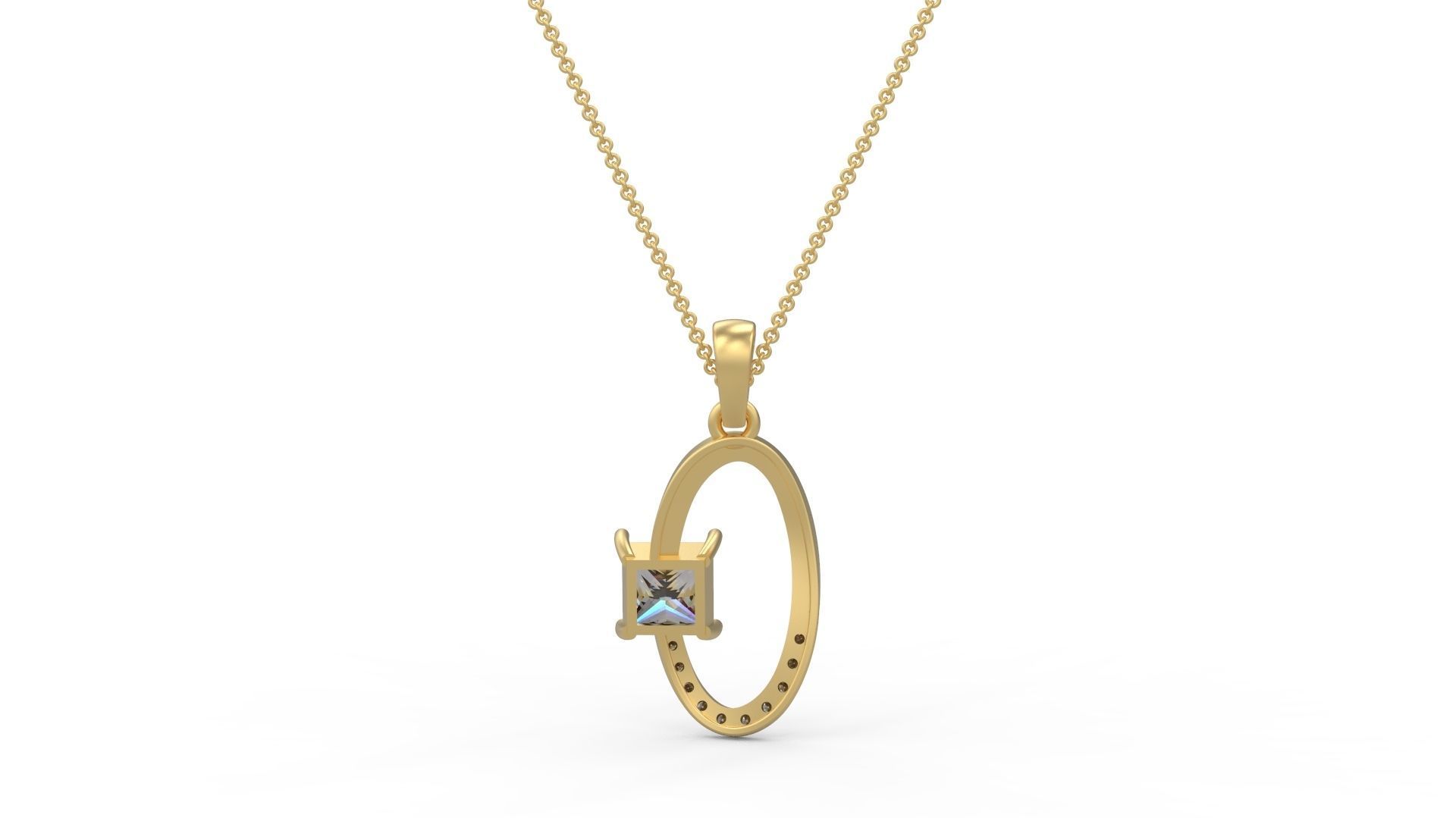 Pendant 919 3D print model_5