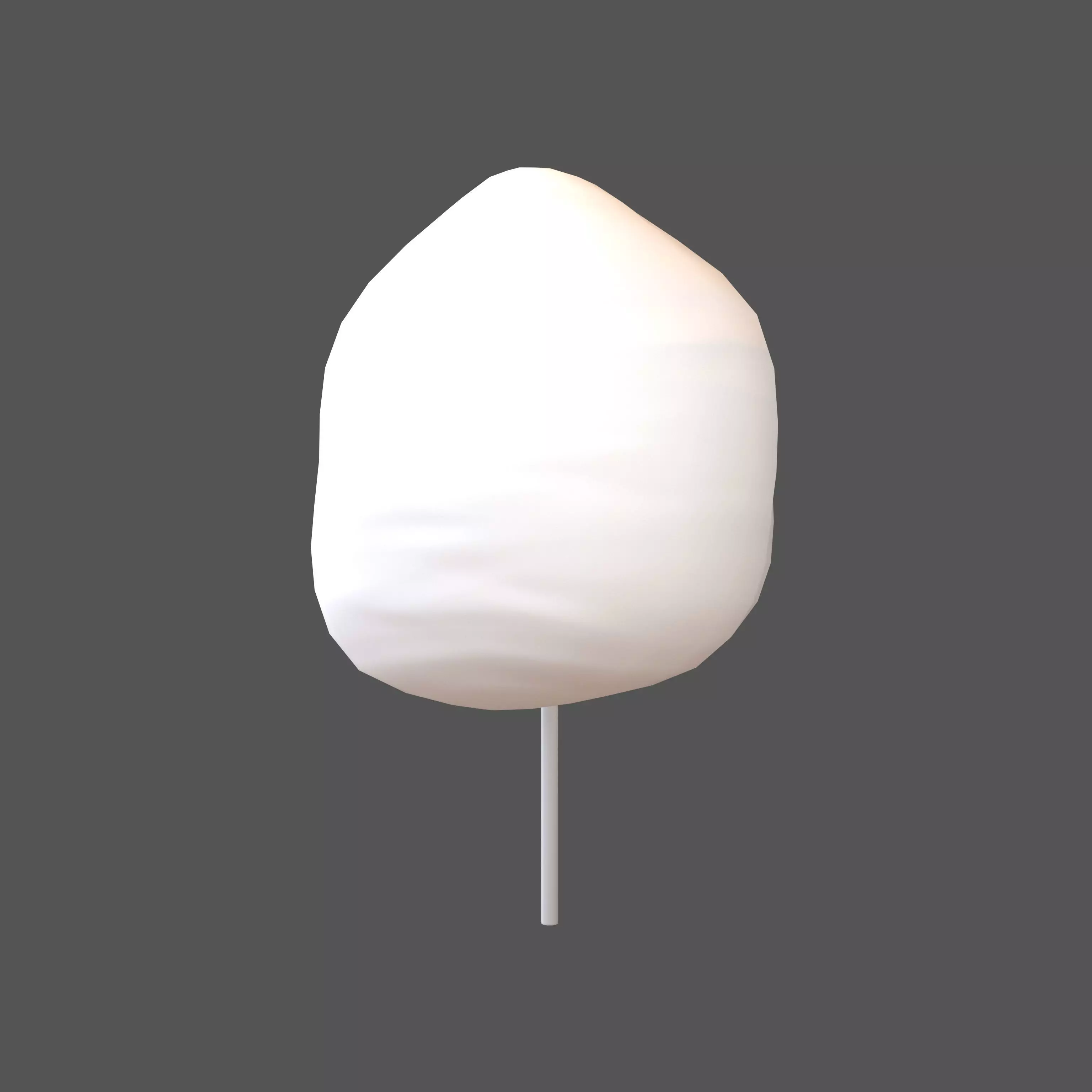 Cotton Candy V1 001 Low-poly 3D model_0