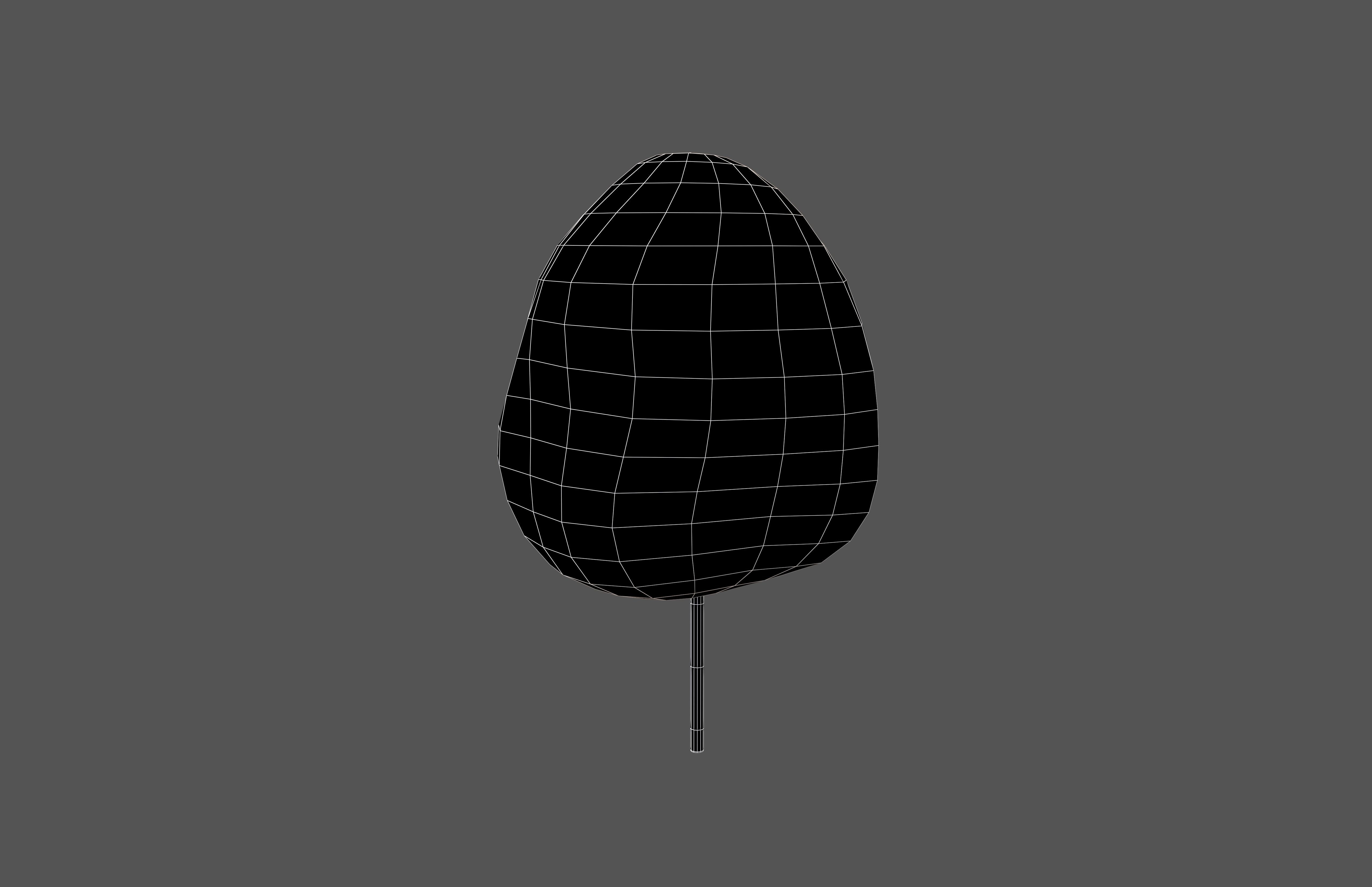 Cotton Candy V1 001 Low-poly 3D model_6