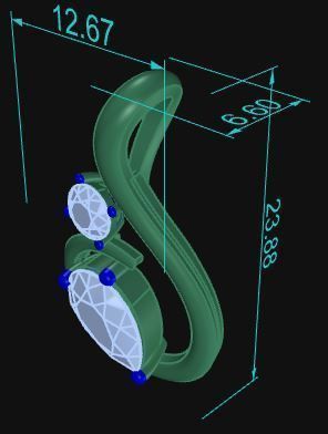 Pendant 922 3D print model_8