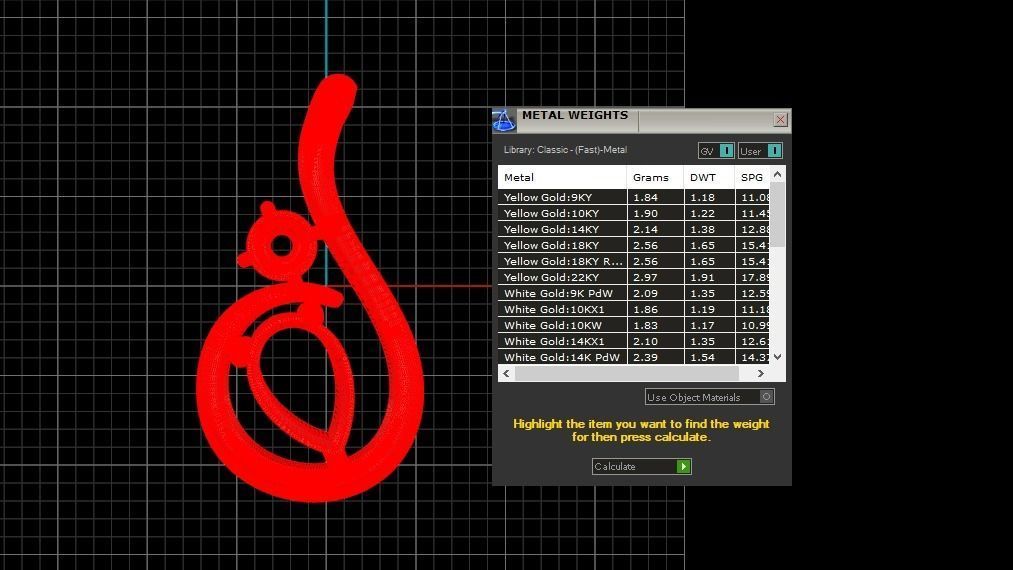 Pendant 922 3D print model_10