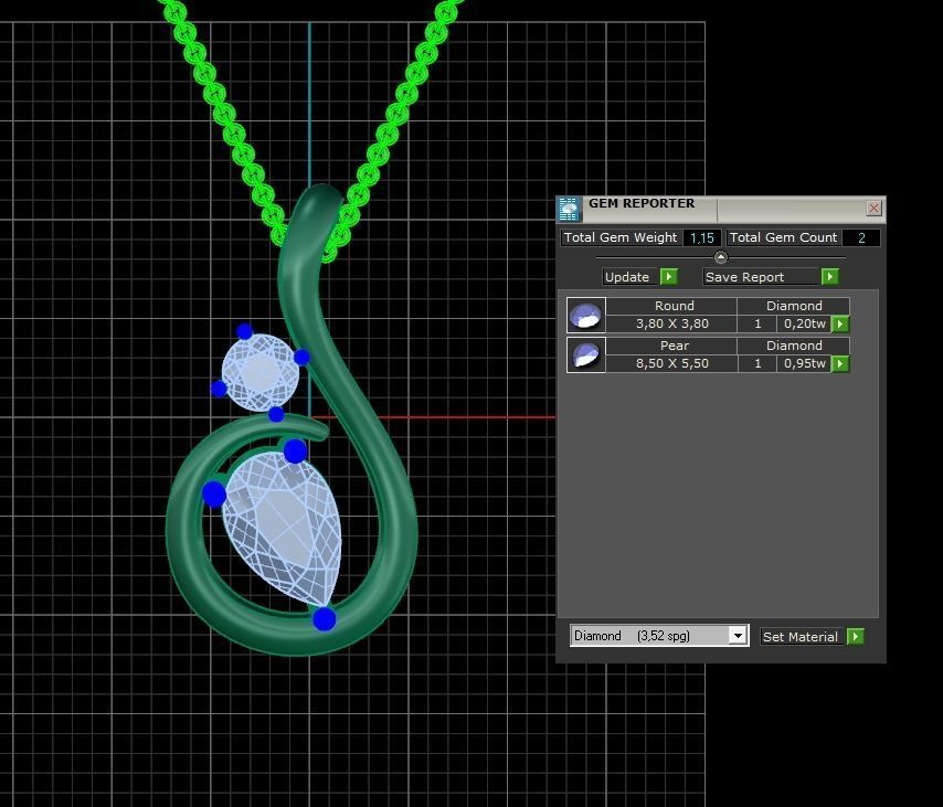 Pendant 922 3D print model_9