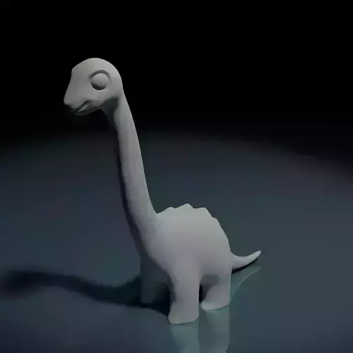 Longneck baby 3D print model
