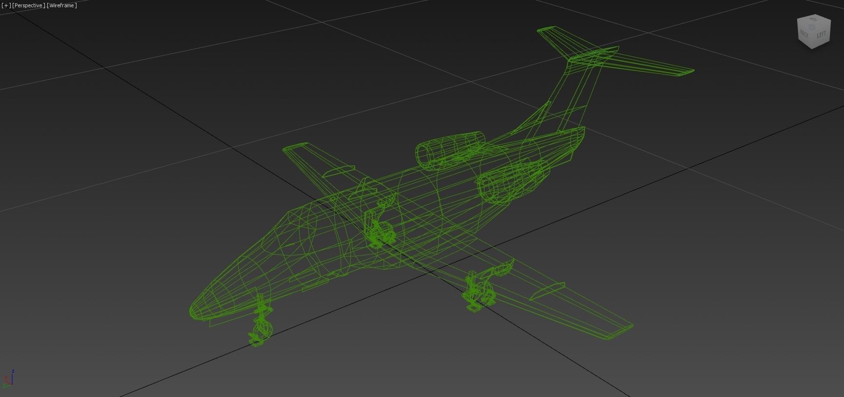 Embraer EMB Phenom 100 Low Poly Low-poly 3D model_8