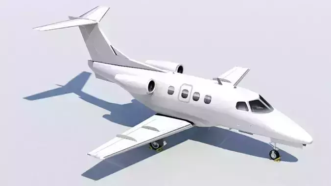 Embraer EMB Phenom 100 Low Poly  Low-poly 3D model