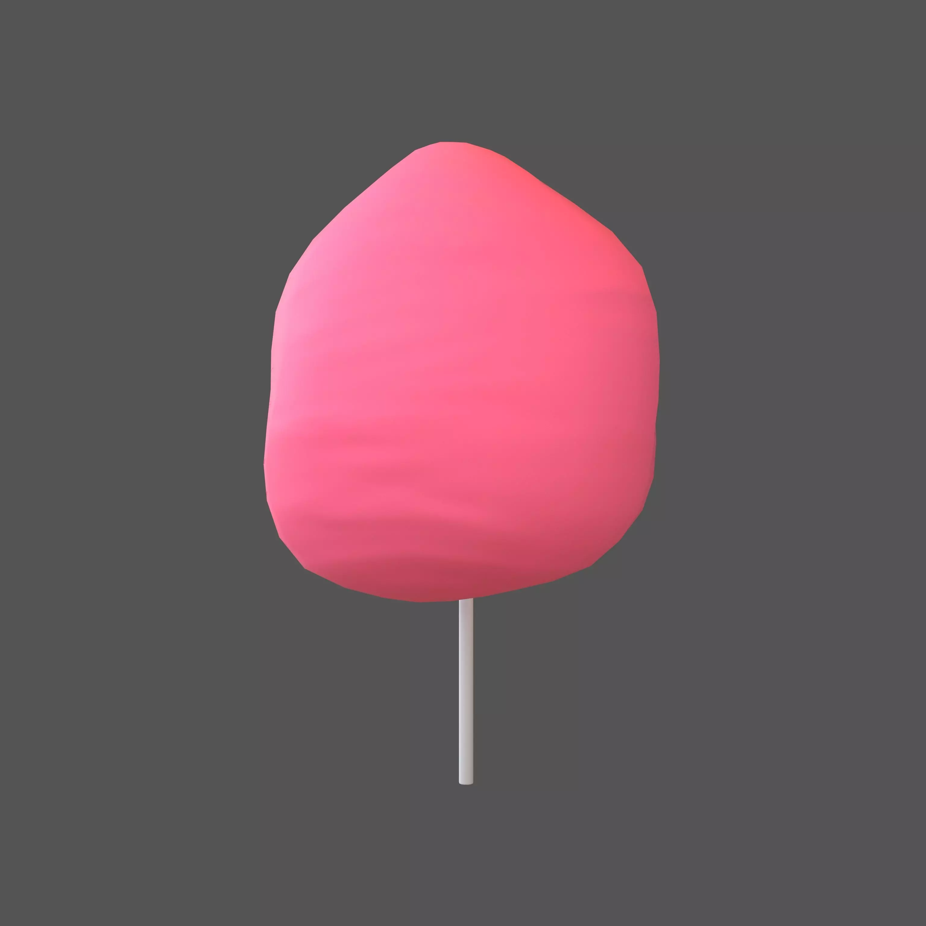 Cotton Candy V1 002 Low-poly 3D model