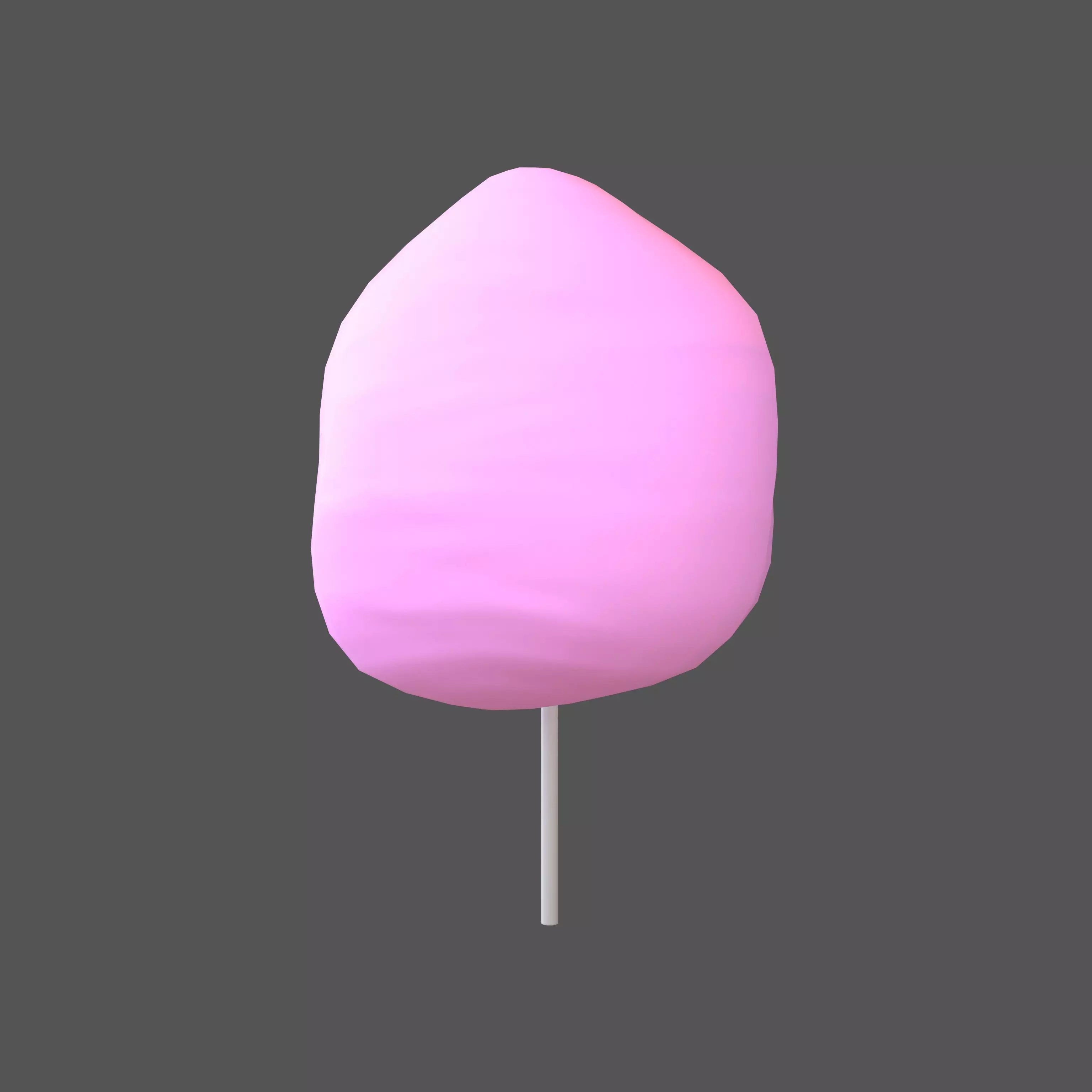 Cotton Candy V1 003 Low-poly 3D model_0