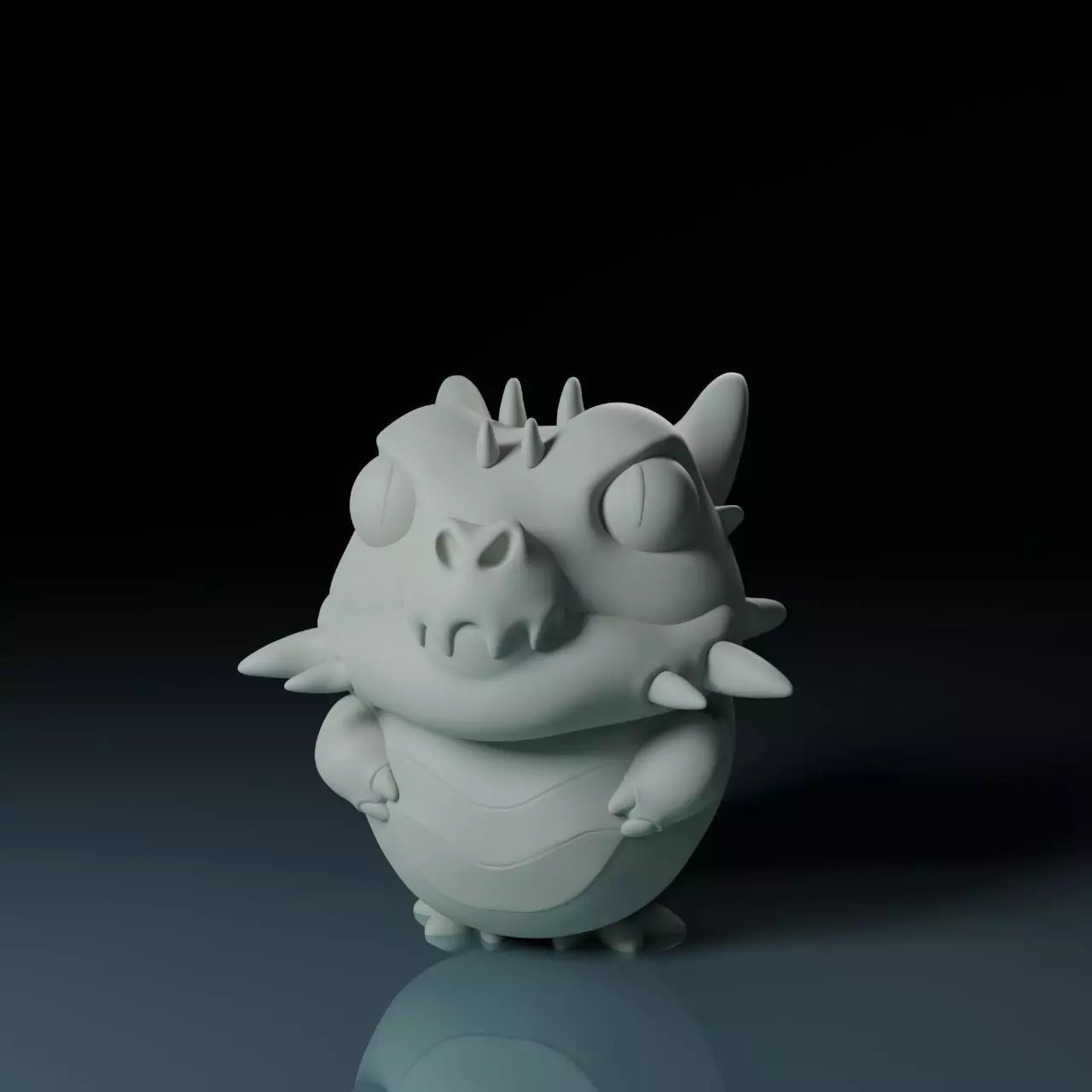 Dragon baby 3D print model_0