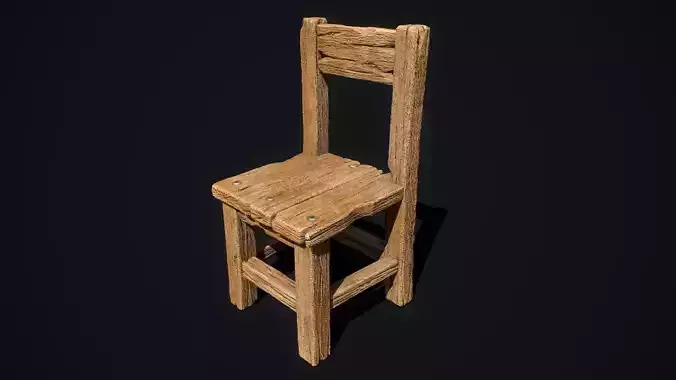 Old wooden chair