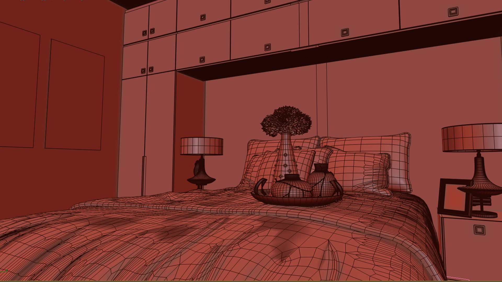 Bedroom 3D model_6