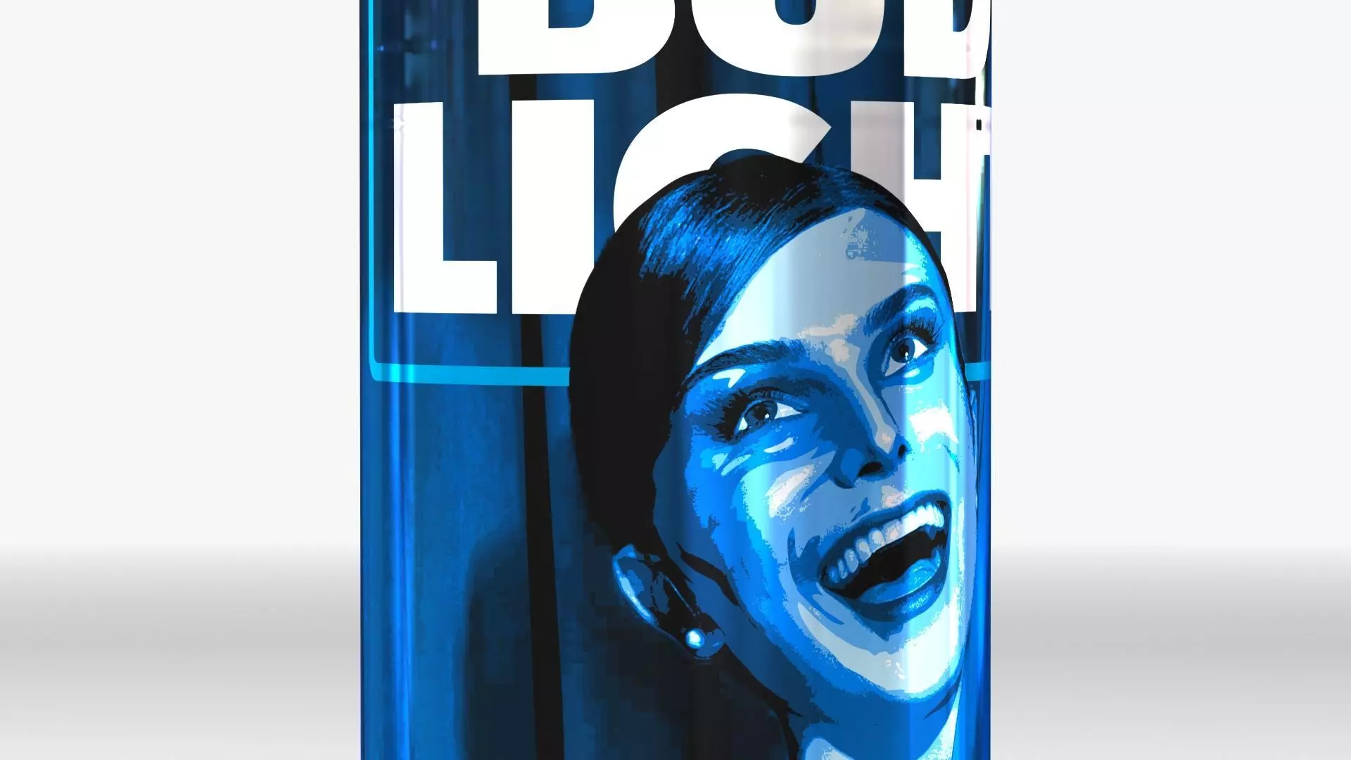 Bud Light Dylan Mulvaney commemorative can 3D model