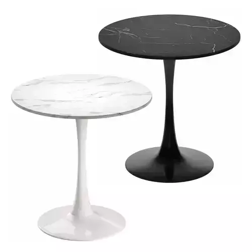 Tulip Marble 80 White Black