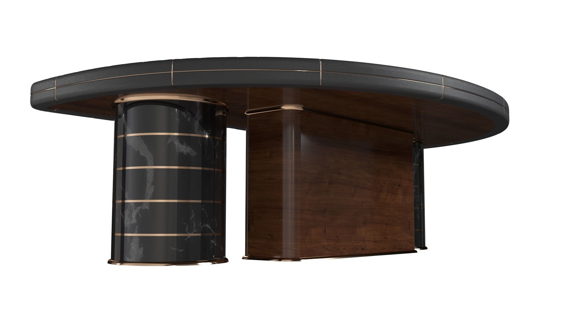 Casino BlackJack Table 3D model_17