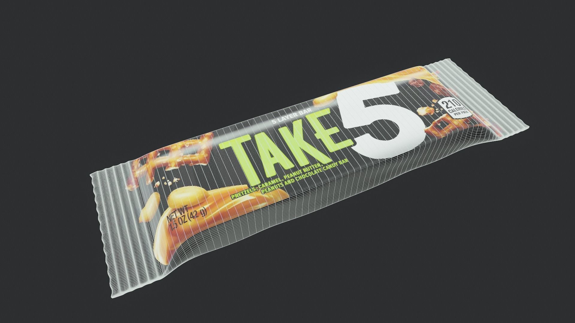 Chocolate Bar - Tutorial Included 3D model_3