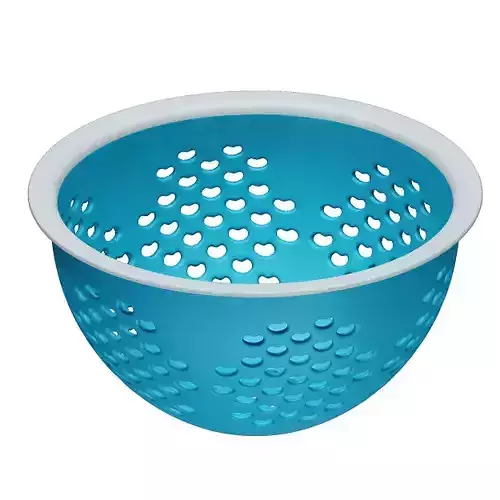 Plastic Vegetable Colander 3D model