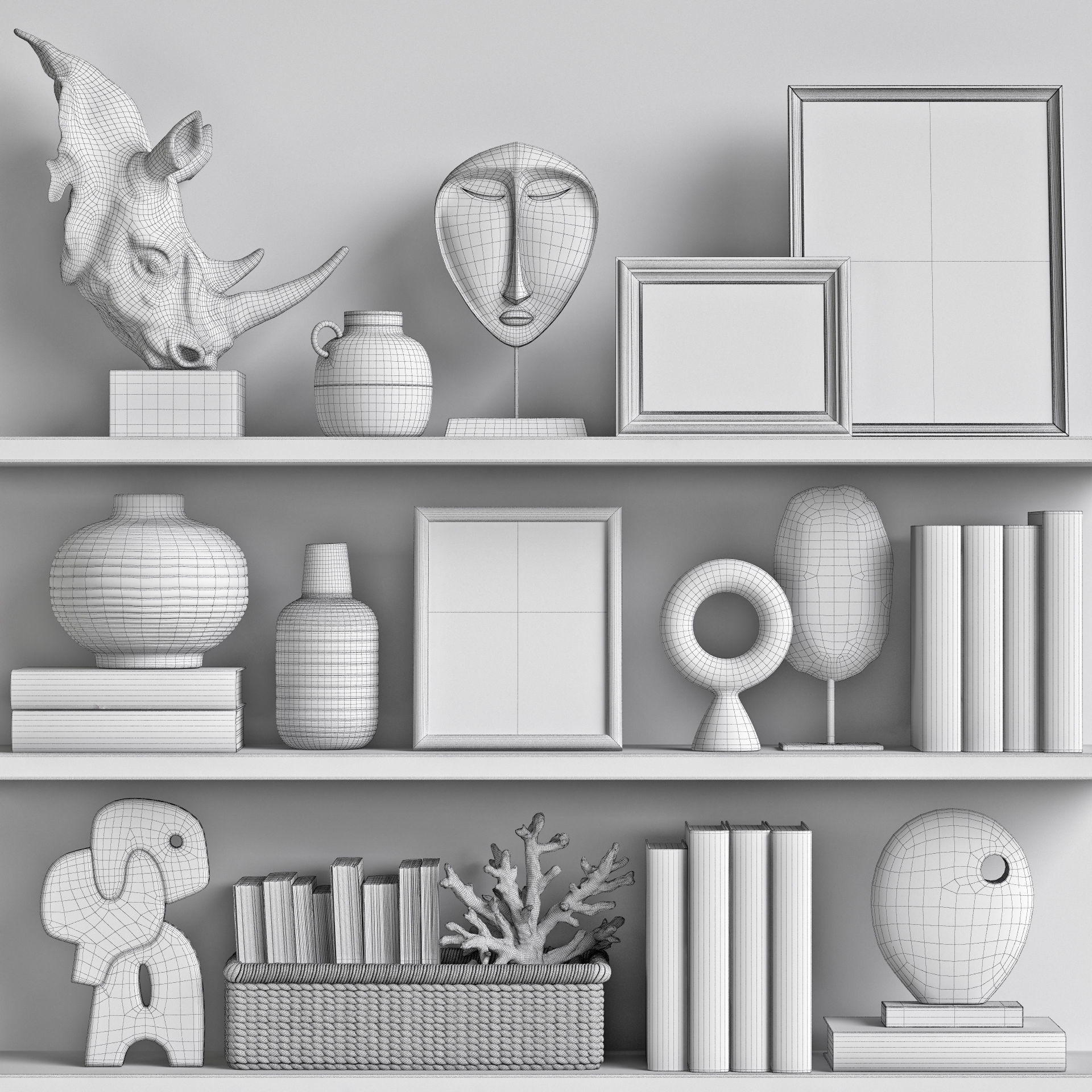 Decor Set 180 3D model_6