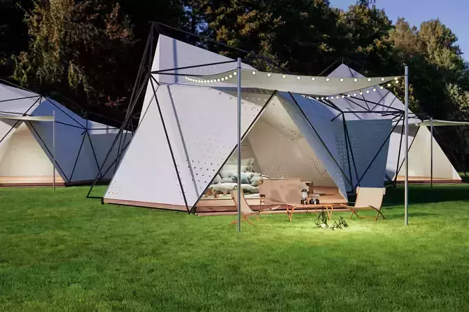 camp tent outdoor-furniture