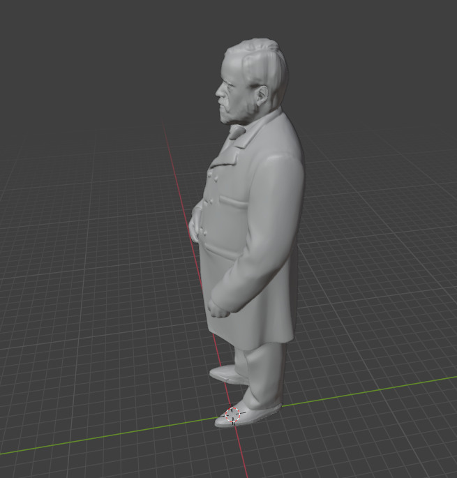 Louis Pasteur 3D print model_4