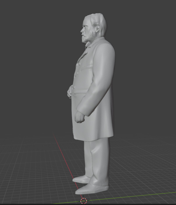 Louis Pasteur 3D print model_5