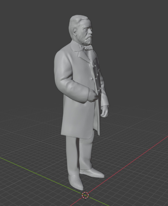 Louis Pasteur 3D print model_24