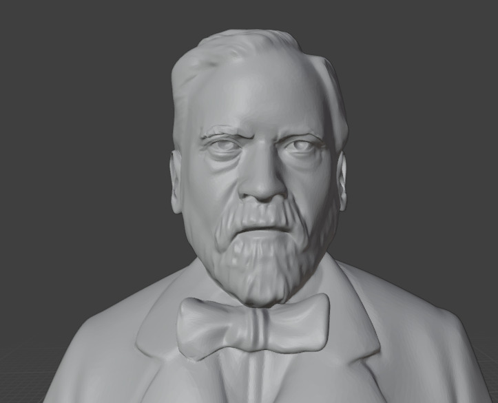 Louis Pasteur 3D print model_14