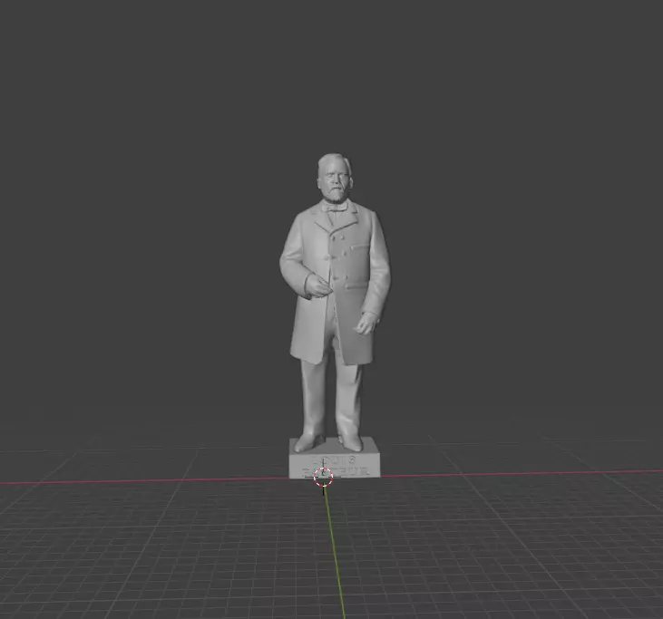 Louis Pasteur 3D print model_0