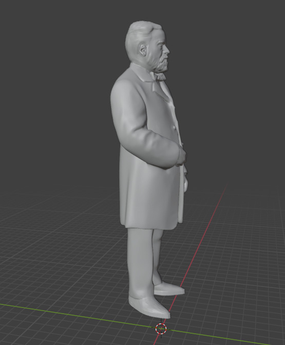 Louis Pasteur 3D print model_25