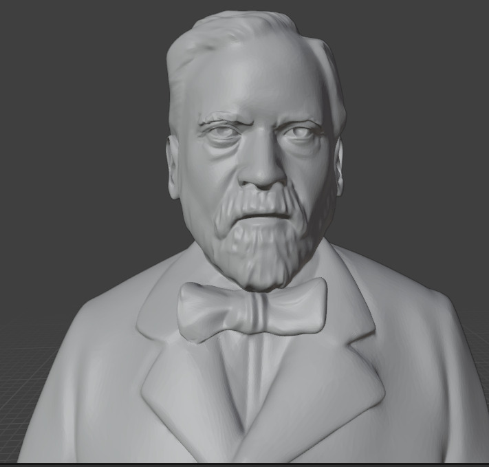Louis Pasteur 3D print model_15