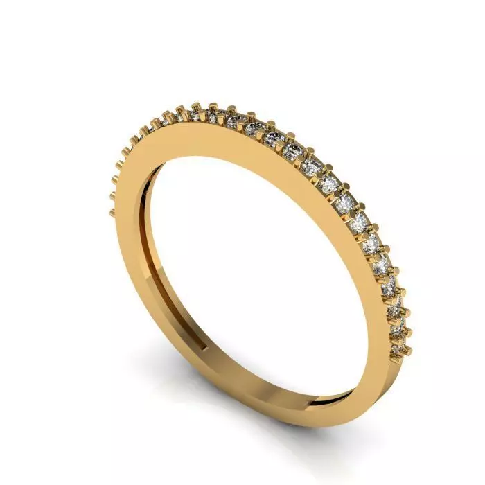 daimond ring Free 3D print model