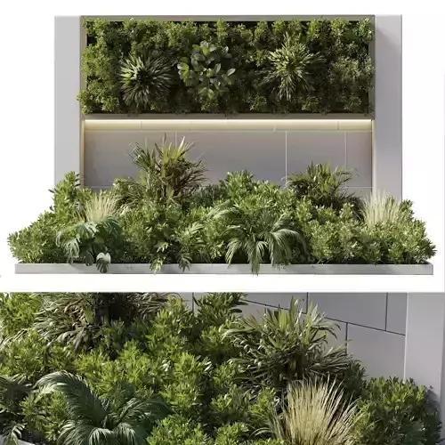  Vertical Wall Garden With Wood frame - Outdoor garde