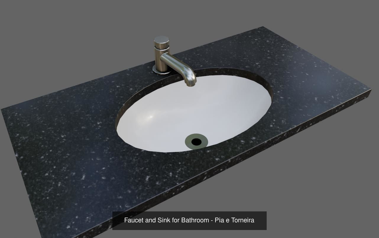 Toilet - Bathroom - Models Pack - Banheiro 3D Model Collection_12