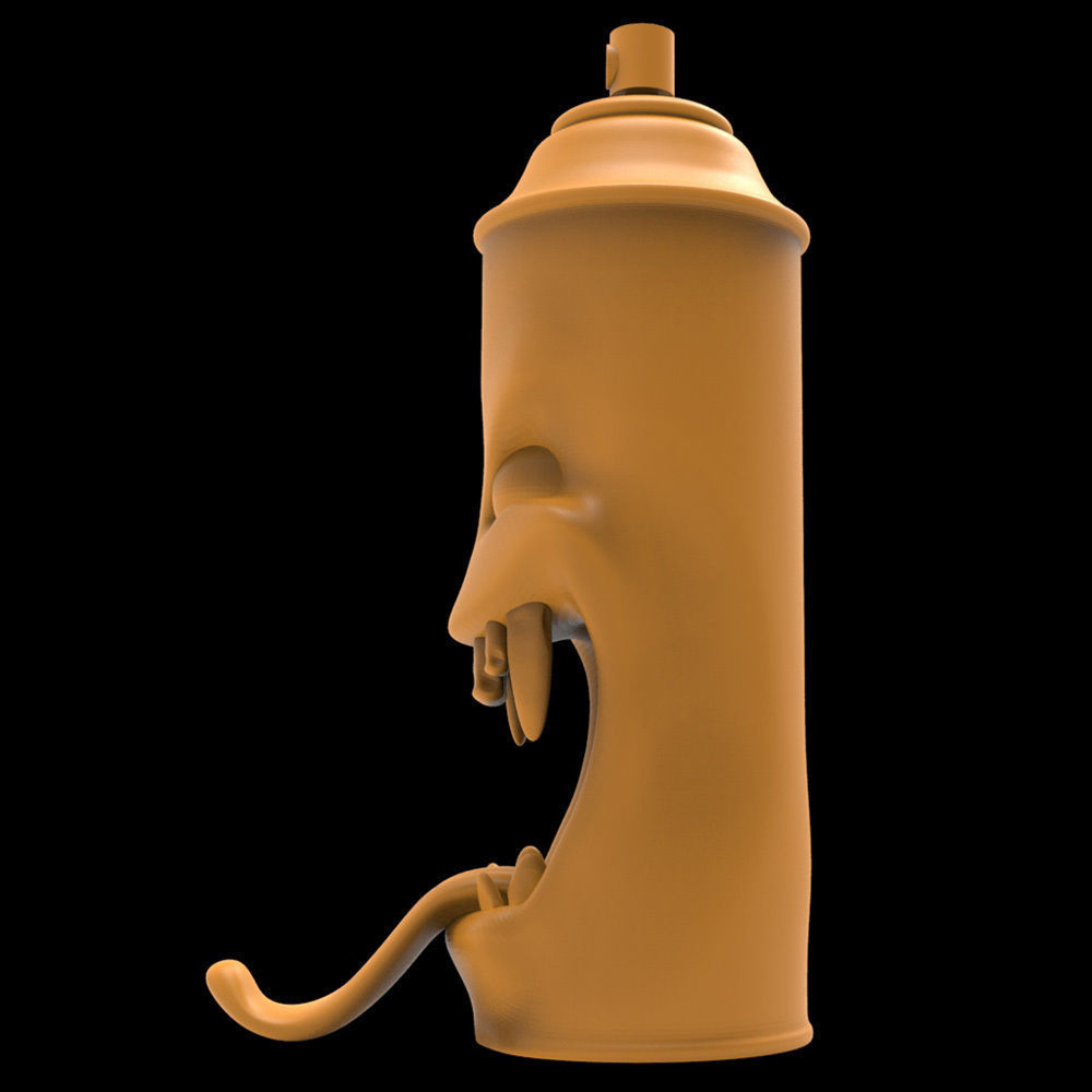 Monster Can 01 3D print model_3