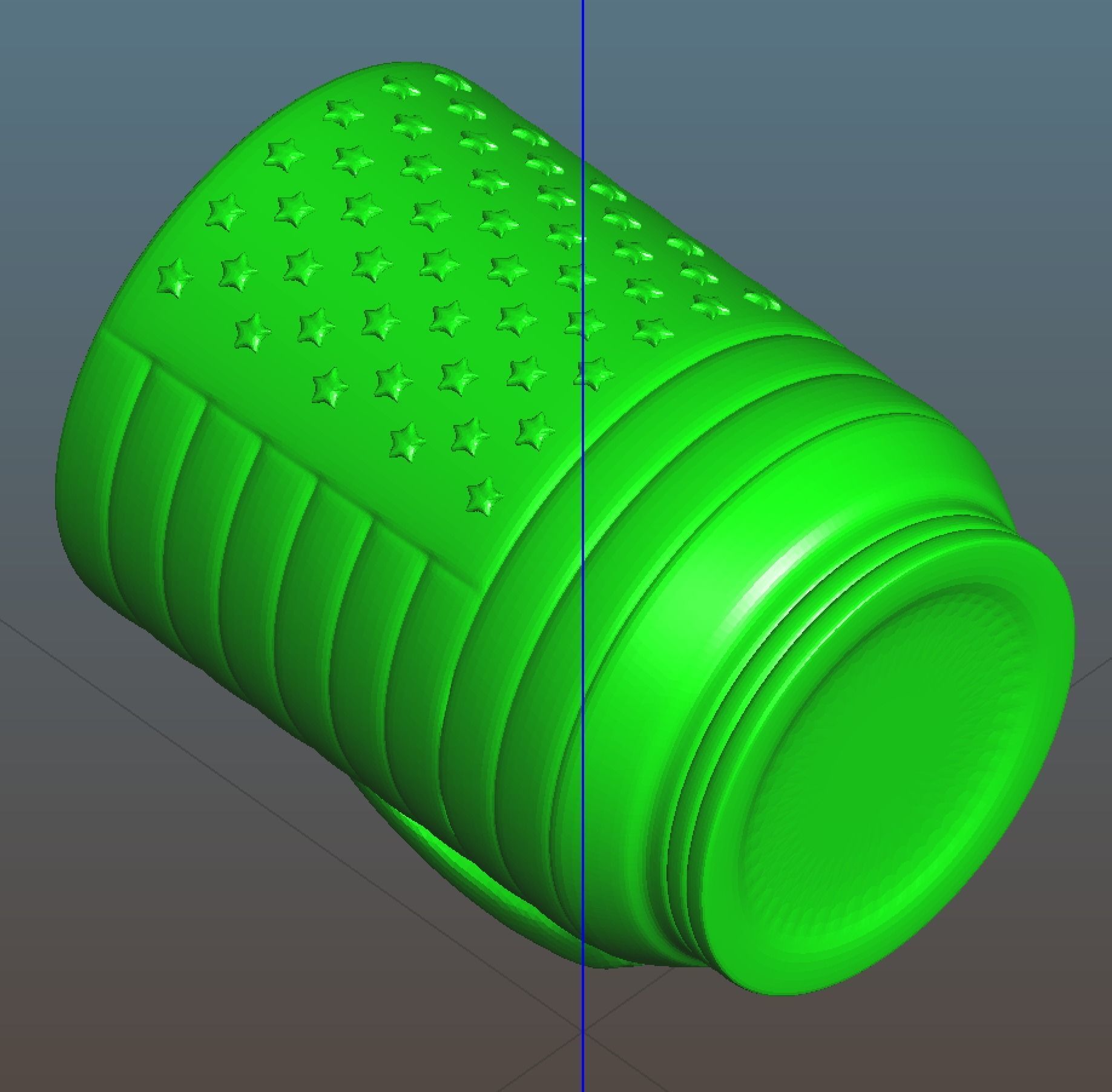 US Flag Mug Blunt 3D print model_1