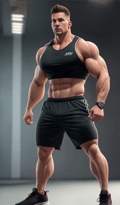 Gym Clip Art x40 3D model_8