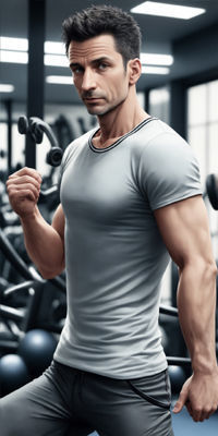 Gym Clip Art x40 3D model_57