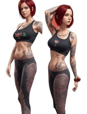 Gym Clip Art x40 3D model_77