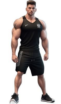 Gym Clip Art x40 3D model_3