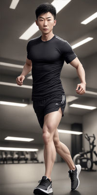 Gym Clip Art x40 3D model_37