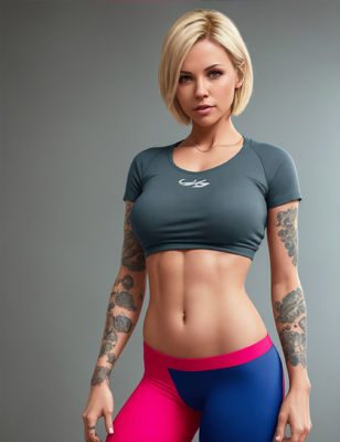 Gym Clip Art x40 3D model_4