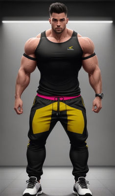 Gym Clip Art x40 3D model_6