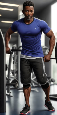 Gym Clip Art x40 3D model_55