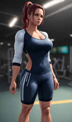 Gym Clip Art x40 3D model_10