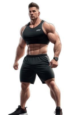 Gym Clip Art x40 3D model_9