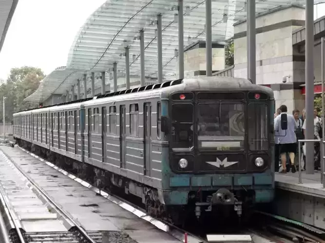 Metrowagonmash 81-71X type metro wagon of the Budapest Metro 3D Model Collection