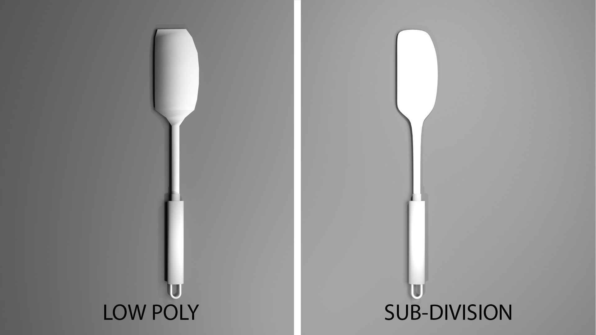 Utensil - Spatula 3D model_4